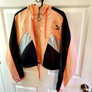 Puma Crop Windbreaker - NWOT - Small